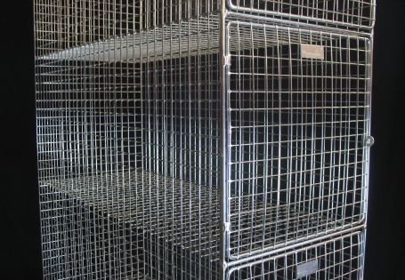 Aiano bespoke wire mesh lockers for Network Rail's Baskerville House office