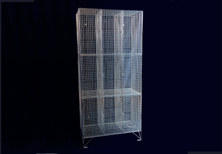 Aiano wire mesh lockers allow damp clothes to dry more quickly Aiano's wire mesh lockers are a perfect storage solution for schools