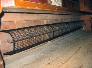 AIANO church pipe guards are fully modular and can be configured to the correct length AIANO church pipe guards installed end to end for the desired total length