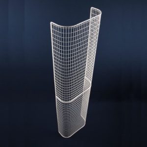 AIANO THG43 - 4ft treble tubular heater guard