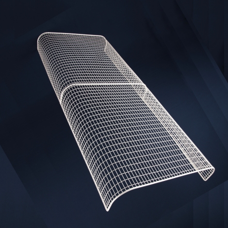 AIANO THG44 - 4ft quad tubular heater guard - Image 2