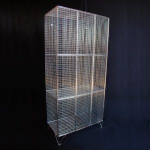 AIANO WML33/ZS SILVER -  Wire mesh locker